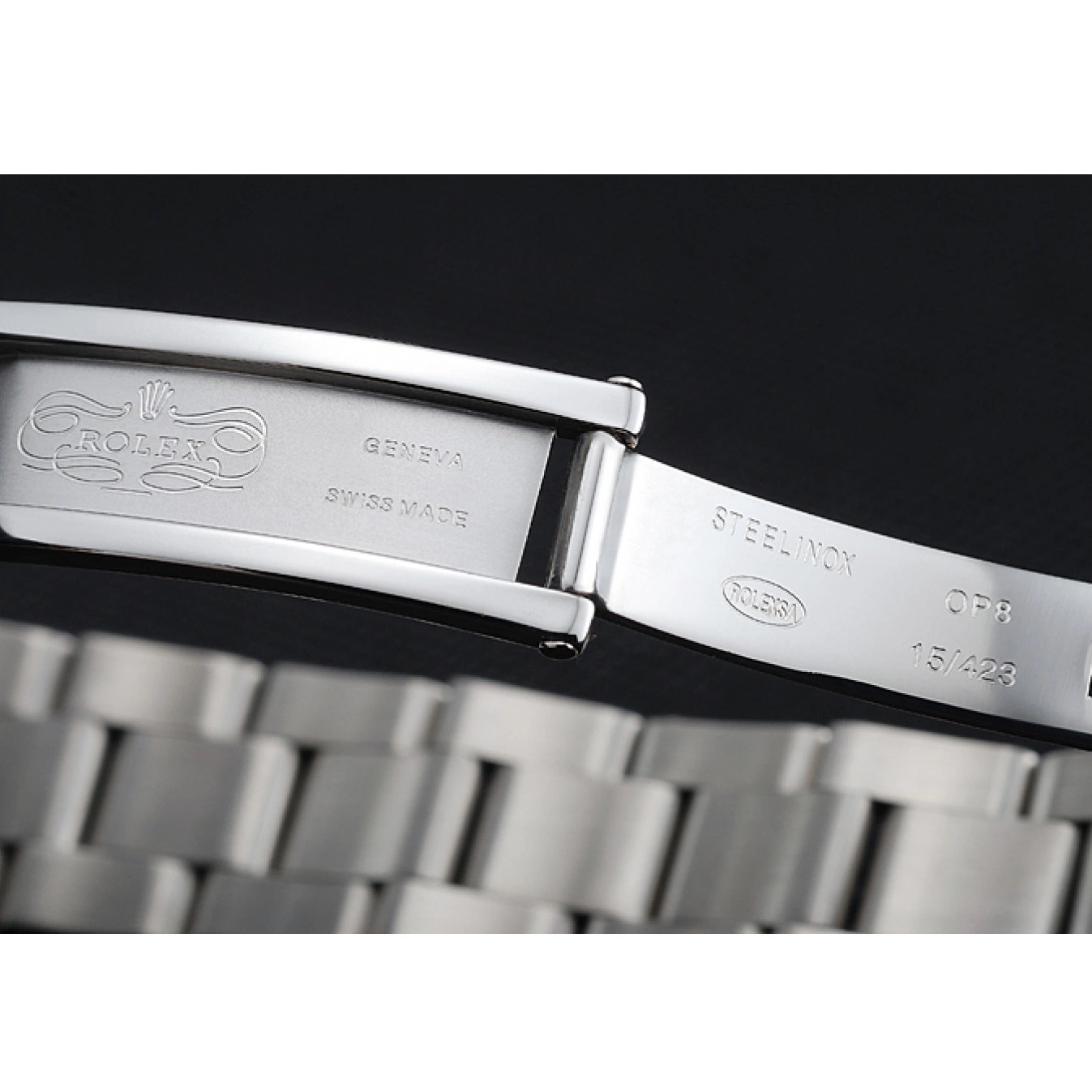Aaa replica watch White Steel Dial Submariner Rolex Bracelet Stainless 1454152 0605